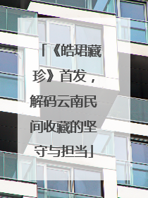 《皓珺藏珍》首发，解码云南民间收藏的坚守与担当