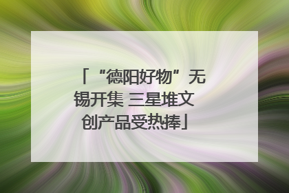 “德阳好物”无锡开集 三星堆文创产品受热捧