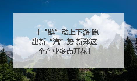 “链”动上下游 跑出新“汽”势 新郑这个产业多点开花
