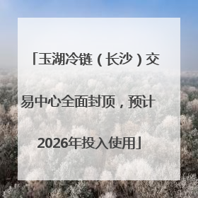 玉湖冷链（长沙）交易中心全面封顶，预计2026年投入使用