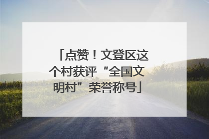 点赞！文登区这个村获评“全国文明村”荣誉称号