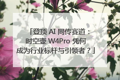 登顶 AI 同传赛道：时空壶 W4Pro 凭何成为行业标杆与引领者？