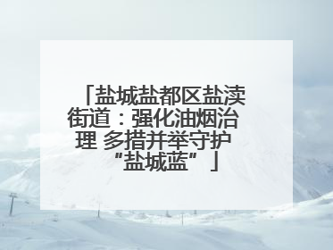 盐城盐都区盐渎街道：强化油烟治理 多措并举守护“盐城蓝”