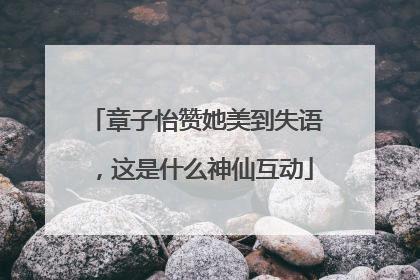 章子怡赞她美到失语，这是什么神仙互动