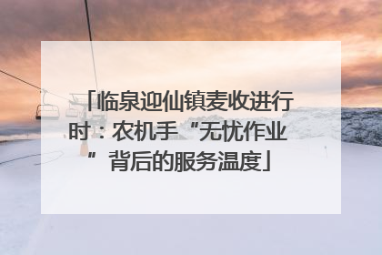 临泉迎仙镇麦收进行时：农机手“无忧作业”背后的服务温度