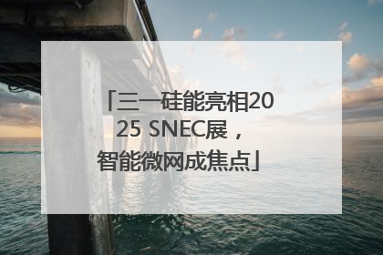三一硅能亮相2025 SNEC展，智能微网成焦点