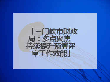 三门峡市财政局：多点聚焦 持续提升预算评审工作效能