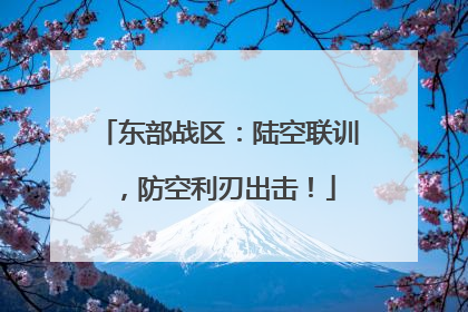 东部战区：陆空联训，防空利刃出击！