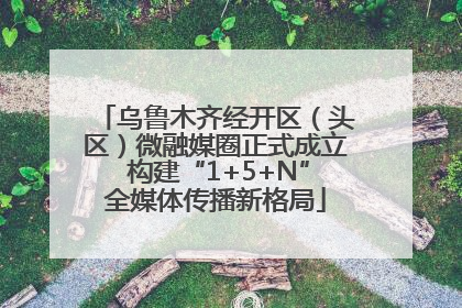 乌鲁木齐经开区（头区）微融媒圈正式成立 构建“1+5+N”全媒体传播新格局