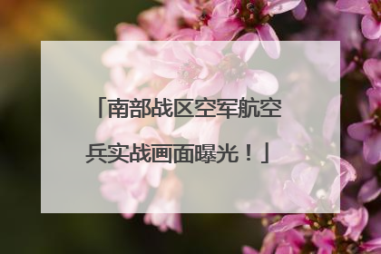 南部战区空军航空兵实战画面曝光！