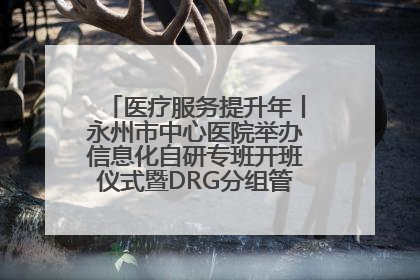 医疗服务提升年丨永州市中心医院举办信息化自研专班开班仪式暨DRG分组管理系统上线培训会