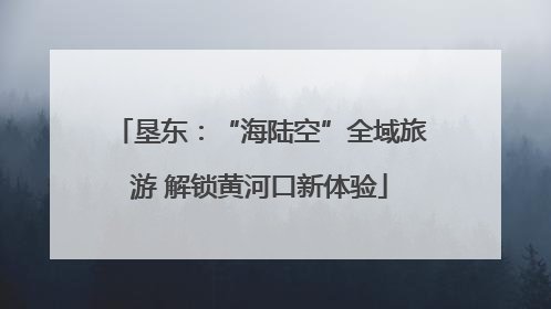 垦东：“海陆空”全域旅游 解锁黄河口新体验