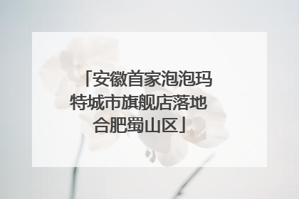 安徽首家泡泡玛特城市旗舰店落地合肥蜀山区