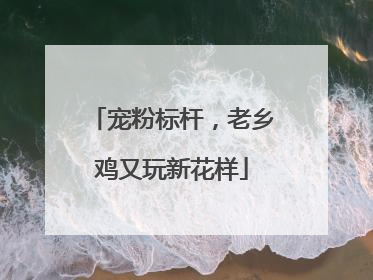 宠粉标杆，老乡鸡又玩新花样