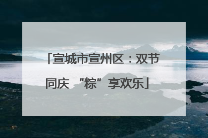 宣城市宣州区：双节同庆 “粽”享欢乐