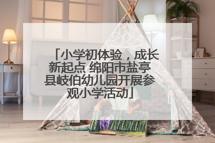 小学初体验，成长新起点 绵阳市盐亭县岐伯幼儿园开展参观小学活动