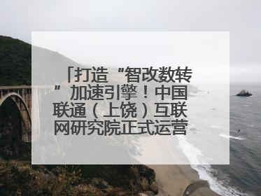 打造“智改数转”加速引擎！中国联通（上饶）互联网研究院正式运营（图）