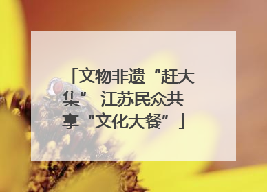 文物非遗“赶大集” 江苏民众共享“文化大餐”