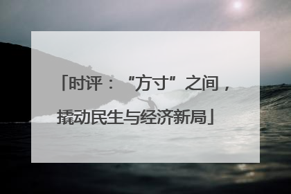 时评：“方寸”之间，撬动民生与经济新局