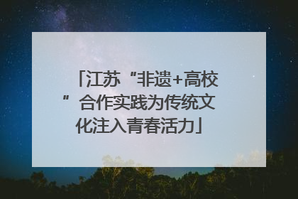 江苏“非遗+高校”合作实践为传统文化注入青春活力