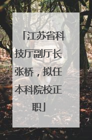 江苏省科技厅副厅长张桥，拟任本科院校正职