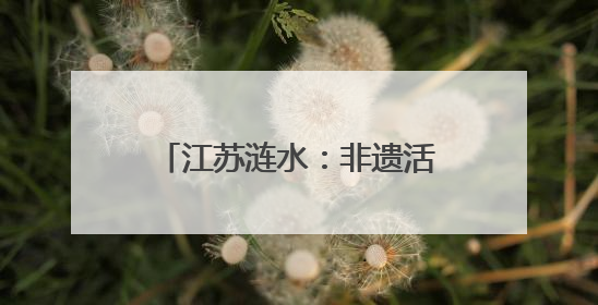 江苏涟水：非遗活态传承、特产走红出圈、乡村人气看涨