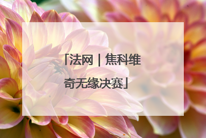 法网｜焦科维奇无缘决赛
