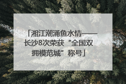 湘江潮涌鱼水情——长沙8次荣获“全国双拥模范城”称号