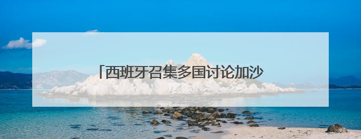 西班牙召集多国讨论加沙局势 呼吁制裁以色列