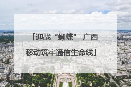 迎战“蝴蝶” 广西移动筑牢通信生命线