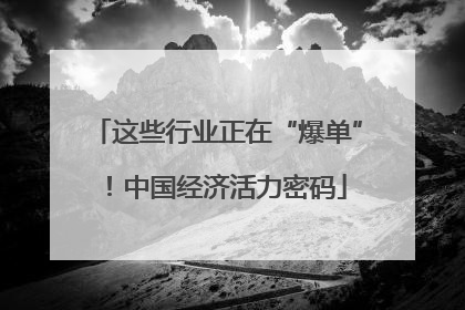 这些行业正在“爆单”！中国经济活力密码