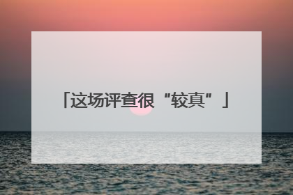 这场评查很“较真”