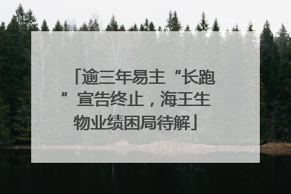 逾三年易主“长跑”宣告终止，海王生物业绩困局待解