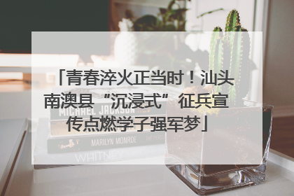 青春淬火正当时！汕头南澳县“沉浸式”征兵宣传点燃学子强军梦