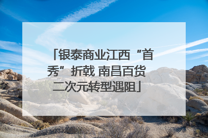 银泰商业江西“首秀”折戟 南昌百货二次元转型遇阻