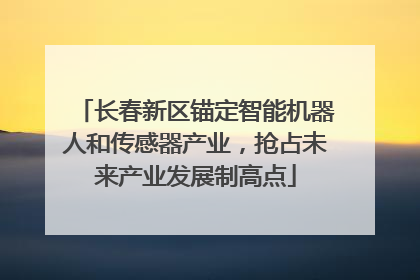 长春新区锚定智能机器人和传感器产业，抢占未来产业发展制高点