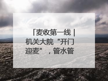 麦收第一线｜机关大院“开门迎麦”，管水管饭真不赖