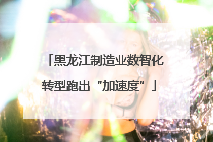 黑龙江制造业数智化转型跑出“加速度”
