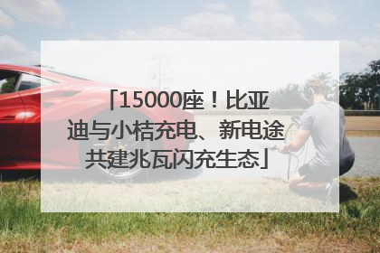 15000座！比亚迪与小桔充电、新电途共建兆瓦闪充生态