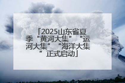 2025山东省夏季“黄河大集”“运河大集”“海洋大集”正式启动