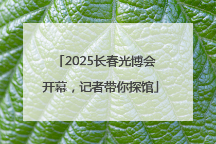2025长春光博会开幕，记者带你探馆