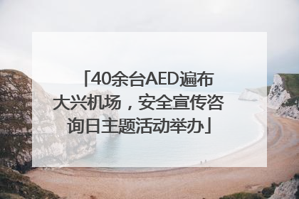 40余台AED遍布大兴机场，安全宣传咨询日主题活动举办