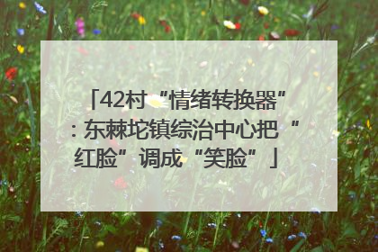 42村“情绪转换器”：东棘坨镇综治中心把“红脸”调成“笑脸”