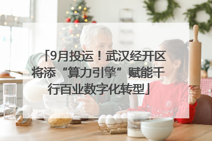 9月投运！武汉经开区将添“算力引擎”赋能千行百业数字化转型